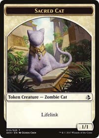 Sacred Cat // Insect Double-Sided Token - Amonkhet - Magic: The Gathering card