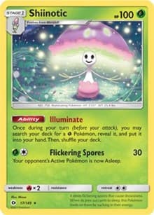 Shiinotic - 17/149 (SM Base Set) - Deck Exclusives - Pokemon card
