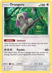 Oranguru - 113/149 (SM Base Set) - Deck Exclusives - Pokemon card