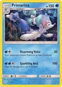 Primarina - 041/149 (Cracked Ice Holo) - Deck Exclusives - Pokemon card