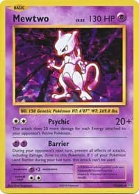Mewtwo - 51/108 (Cracked Ice Holo) - Deck Exclusives - Pokemon card