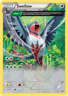 Swellow - 72/108 (XY Roaring Skies) - Deck Exclusives - Pokemon card