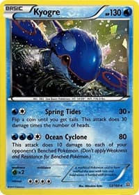 Kyogre - 53/160 (Cracked Ice Holo) - Deck Exclusives - Pokemon card