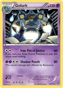 Golurk - 46/101 (BW Plasma Blast) - Deck Exclusives - Pokemon card