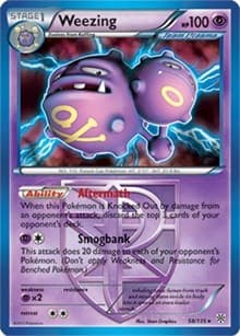 Weezing - 58/135 (BW Plasma Storm) - Deck Exclusives - Pokemon card