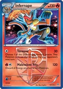 Infernape - 17/135 (BW Plasma Storm) - Deck Exclusives - Pokemon card