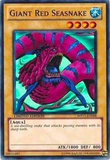 Giant Red Seasnake - World Championship 2011 Card Pack - YuGiOh card