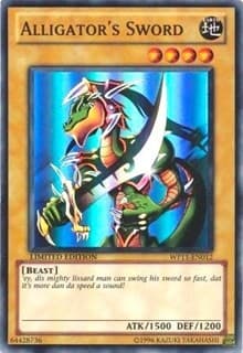 Alligator's Sword - World Championship 2011 Card Pack - YuGiOh card