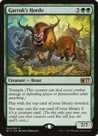 Garruk's Horde - Welcome Deck 2017 - Magic: The Gathering card