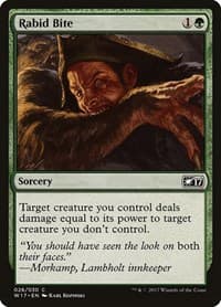 Rabid Bite - Welcome Deck 2017 - Magic: The Gathering card