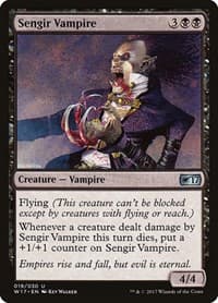 Sengir Vampire - Welcome Deck 2017 - Magic: The Gathering card
