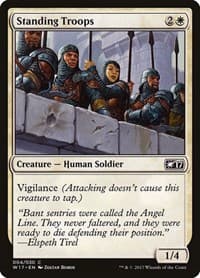 Standing Troops - Welcome Deck 2017 - Magic: The Gathering card