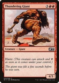 Thundering Giant - Welcome Deck 2017 - Magic: The Gathering card