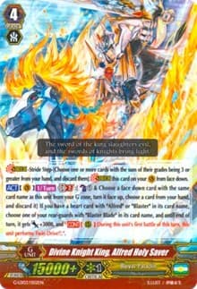 Divine Knight King, Alfred Holy Saver (RRR Foil) - G-Legend Deck Vol.3: The Blaster - Cardfight Vanguard card
