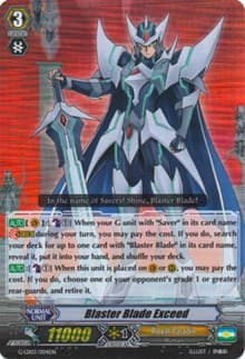 Blaster Blade Exceed (RRR Foil) - G-Legend Deck Vol.3: The Blaster - Cardfight Vanguard card