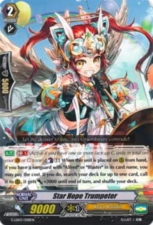 Star Hope Trumpeter - G-Legend Deck Vol.3: The Blaster - Cardfight Vanguard card