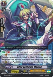 Little Tactician, Marron - G-Legend Deck Vol.3: The Blaster - Cardfight Vanguard card