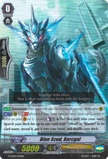 Blue Scud, Barcgal (RRR Foil) - G-Legend Deck Vol.3: The Blaster - Cardfight Vanguard card