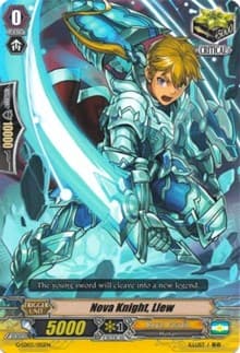 Nova Knight, Llew - G-Legend Deck Vol.3: The Blaster - Cardfight Vanguard card