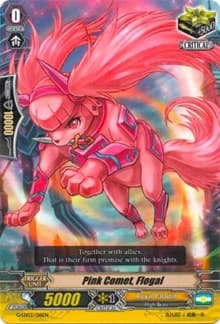 Pink Comet, Flogal - G-Legend Deck Vol.3: The Blaster - Cardfight Vanguard card