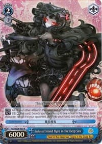 Isolated Island Ogre in the Deep Sea (Parallel Foil) - KanColle: Fleet in the Deep Sea, Sighted! - Weiss Schwarz card
