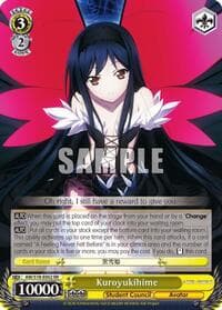 Kuroyukihime - Accel World - Weiss Schwarz card