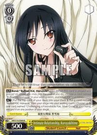 Intimate Relationship, Kuroyukihime - Accel World - Weiss Schwarz card
