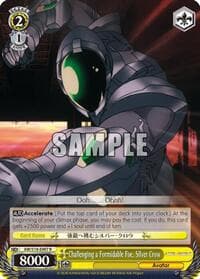 Challenging a Formidable Foe, Silver Crow - Accel World - Weiss Schwarz card