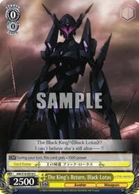 King's Return, Black Lotus - Accel World - Weiss Schwarz card