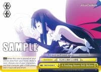 A Feeling Never Felt Before - Accel World - Weiss Schwarz card