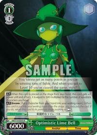Optimistic Lime Bell - Accel World - Weiss Schwarz card