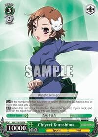 Chiyuri Kurashima - Accel World - Weiss Schwarz card