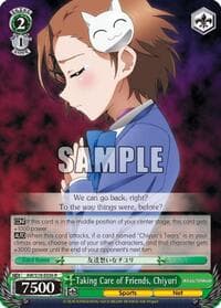 Taking Care of Friends, Chiyuri - Accel World - Weiss Schwarz card