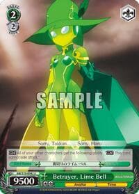 Betrayer, Lime Bell - Accel World - Weiss Schwarz card