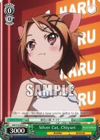 Silver Cat, Chiyuri - Accel World - Weiss Schwarz card