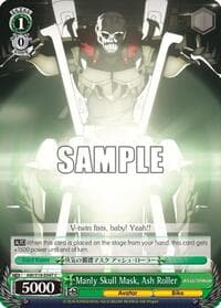 Manly Skull Mask, Ash Roller - Accel World - Weiss Schwarz card