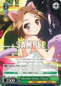 Lovable Charm, Chiyuri - Accel World - Weiss Schwarz card
