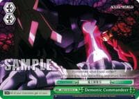 Demonic Commandeer - Accel World - Weiss Schwarz card