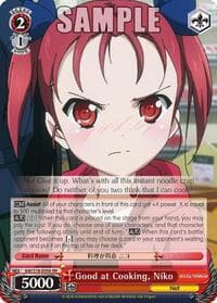Good at Cooking, Niko - Accel World - Weiss Schwarz card