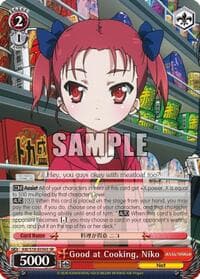 Good at Cooking, Niko (SR) - Accel World - Weiss Schwarz card