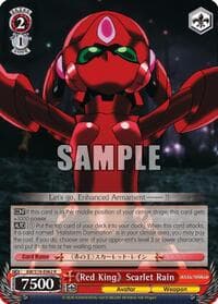 "Red King" Scarlet Rain - Accel World - Weiss Schwarz card