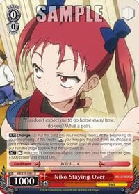 Niko Staying Over - Accel World - Weiss Schwarz card