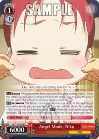 Angel Mode, Niko - Accel World - Weiss Schwarz card
