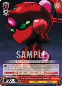 Close Friend Going Out-of-control, Scarlet Rain - Accel World - Weiss Schwarz card