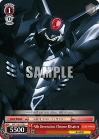 5th Generation Chrome Disaster - Accel World - Weiss Schwarz card