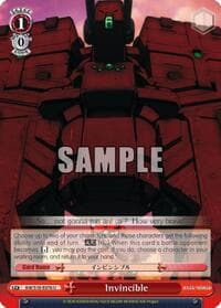 Invincible - Accel World - Weiss Schwarz card