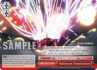 Hailstorm Domination - Accel World - Weiss Schwarz card
