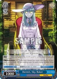 Hermit, Sky Raker - Accel World - Weiss Schwarz card