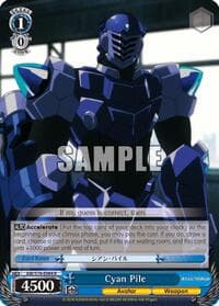 Cyan Pile - Accel World - Weiss Schwarz card