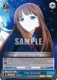 Fuko Kurasaki - Accel World - Weiss Schwarz card